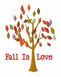 Picture of Fall In Love Machine Embroidery Design