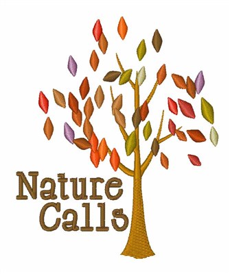 Nature Calls Machine Embroidery Design