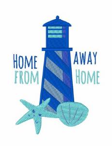 Picture of Home Away From Home Machine Embroidery Design