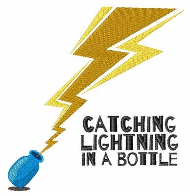 Catching Lightning Machine Embroidery Design