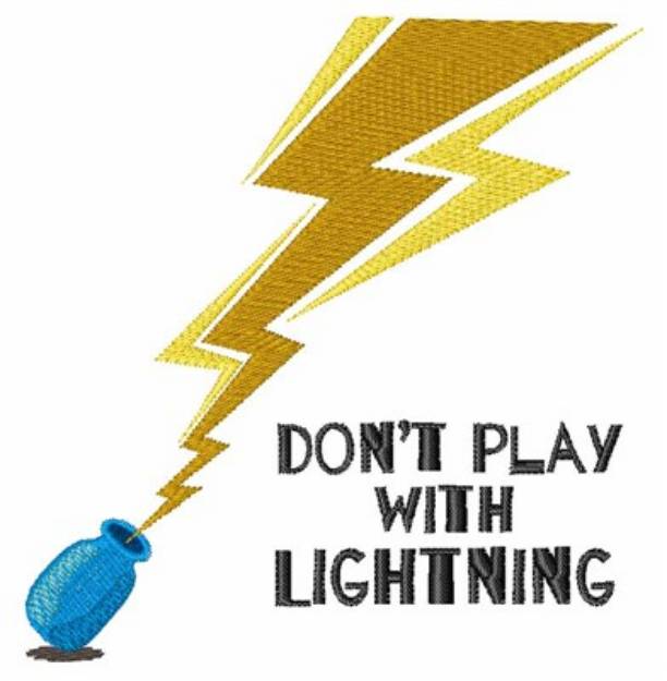 Picture of Play With Lightning Machine Embroidery Design