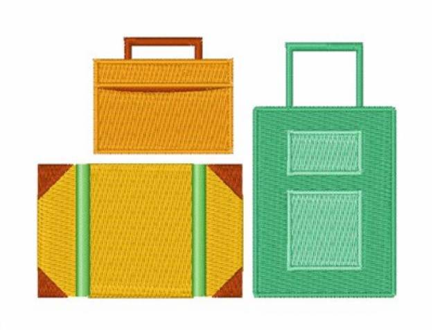Picture of Luggage Machine Embroidery Design