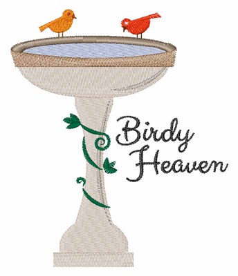 Birdy Heaven Machine Embroidery Design