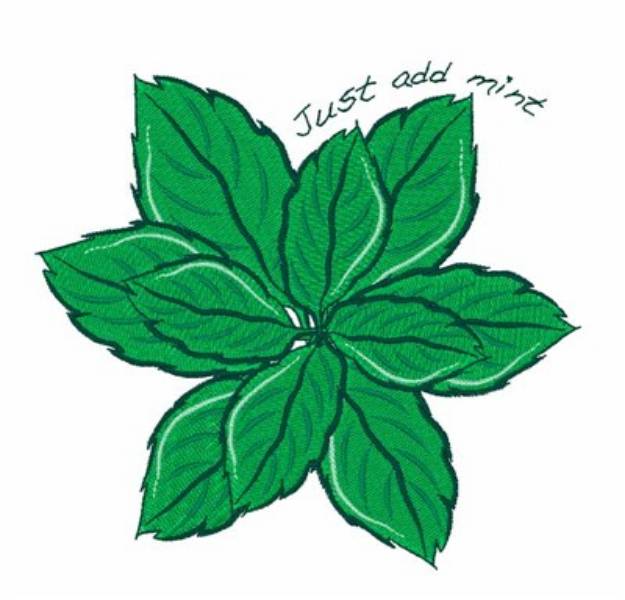 Picture of Just Add Mint Machine Embroidery Design