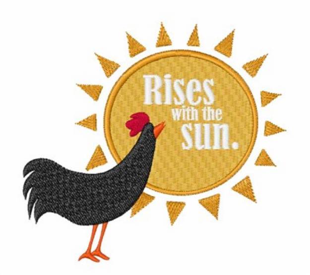 Picture of Rises With Sun Machine Embroidery Design