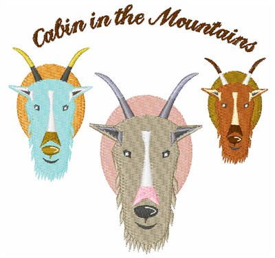 Mountain Cabin Machine Embroidery Design
