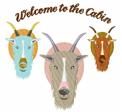 Welcome To Cabin Machine Embroidery Design