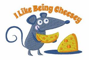 Picture of Like Being Cheesy Machine Embroidery Design