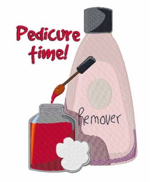 Picture of Pedicure Time Machine Embroidery Design