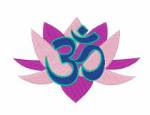 Picture of Om Flower Machine Embroidery Design