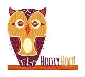 Picture of Hooty Hoo Machine Embroidery Design
