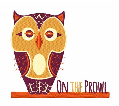 On The Prowl Machine Embroidery Design