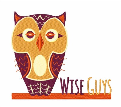 Wise Guys Machine Embroidery Design