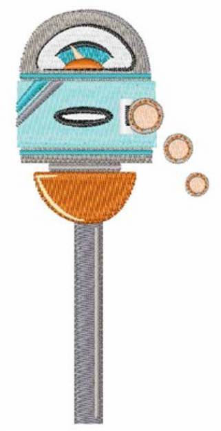 Picture of Parking Meter Machine Embroidery Design