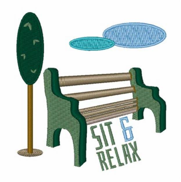 Picture of Sit & Relax Machine Embroidery Design