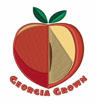 Georgia Grown Machine Embroidery Design