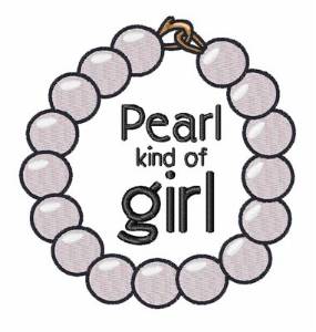Picture of Pearl Girl Machine Embroidery Design