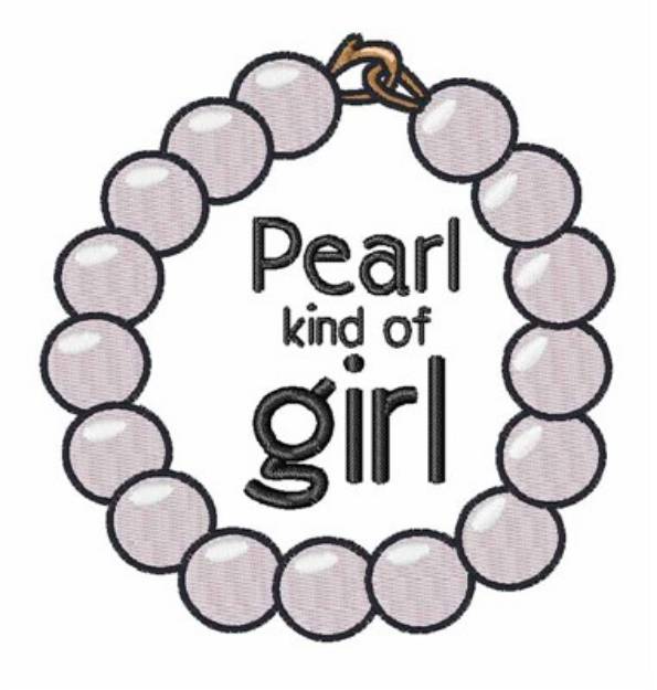 Picture of Pearl Girl Machine Embroidery Design