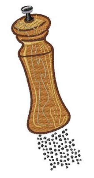 Picture of Pepper Mill Machine Embroidery Design