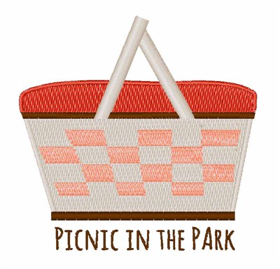 Picnic In Park Machine Embroidery Design