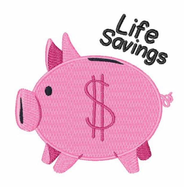 Picture of Life Savings Machine Embroidery Design