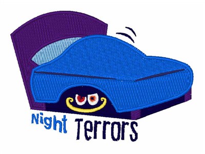 Night Terrors Machine Embroidery Design