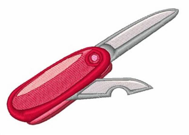 Picture of Pocket Knife Machine Embroidery Design