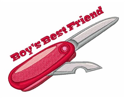 Boys Best Friend Machine Embroidery Design