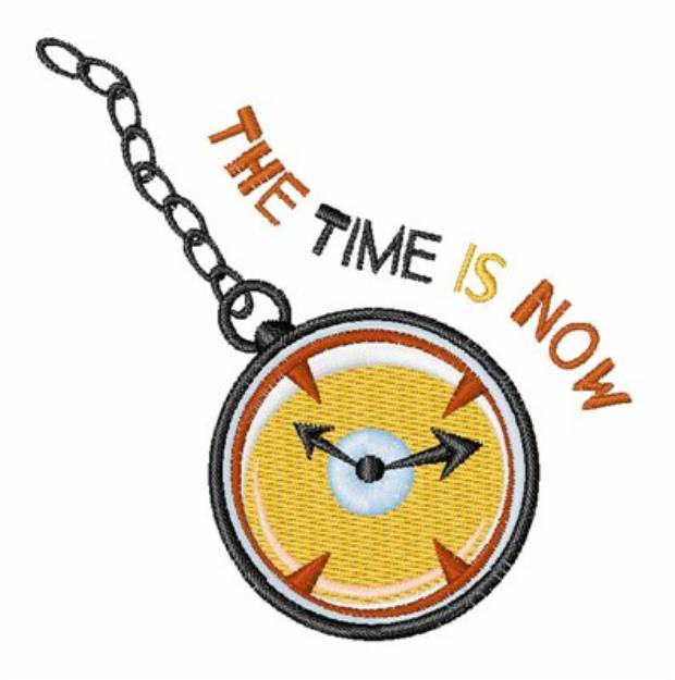 Picture of Time Is Now Machine Embroidery Design
