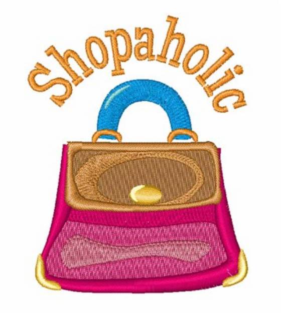 Picture of Shopaholic Machine Embroidery Design