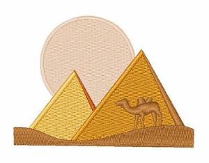 Picture of Pyramids Machine Embroidery Design