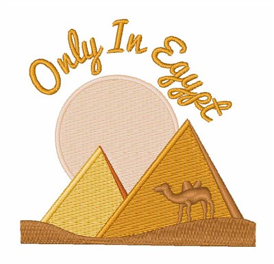 Only In Egypt Machine Embroidery Design