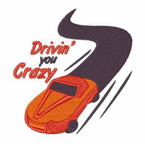 Picture of Drivin You Crazy Machine Embroidery Design