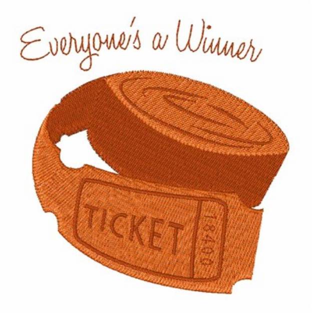Picture of Everyones A Winner Machine Embroidery Design
