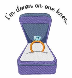 Picture of Down On One Knee Machine Embroidery Design