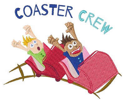 Coaster Crew Machine Embroidery Design