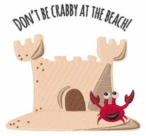 Picture of Dont Be Crabby Machine Embroidery Design