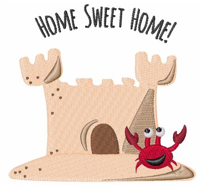 Home Sweet Home Machine Embroidery Design