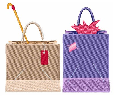 Shopping Bags Machine Embroidery Design