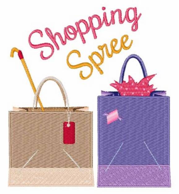 Picture of Shopping Spree Machine Embroidery Design