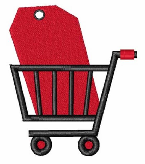 Picture of Shopping Cart Machine Embroidery Design