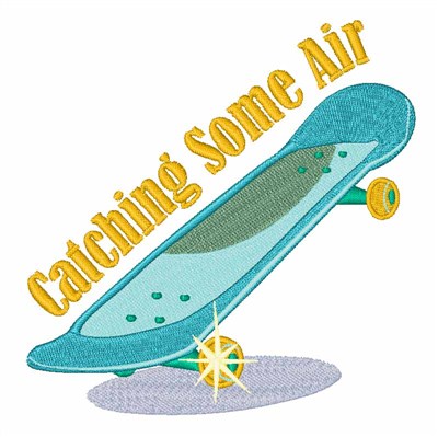 Catching Air Machine Embroidery Design