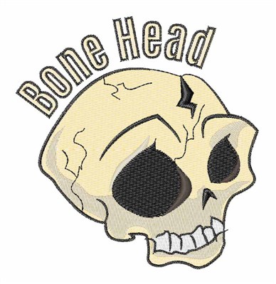Bone Head Machine Embroidery Design