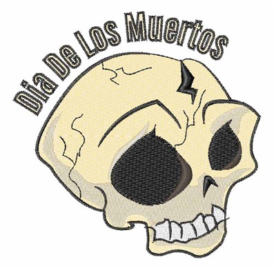 Dia Los Muertos Machine Embroidery Design