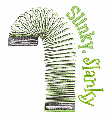 Slinky Slanky Machine Embroidery Design