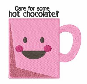 Picture of Some Hot Chocolate Machine Embroidery Design