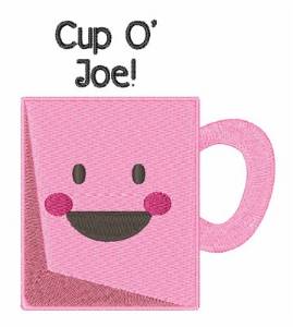 Picture of Cup O Joe Machine Embroidery Design
