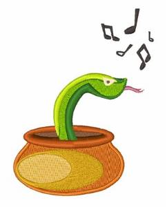Picture of Snake Charmer Machine Embroidery Design