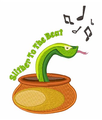 Slither To Beat Machine Embroidery Design