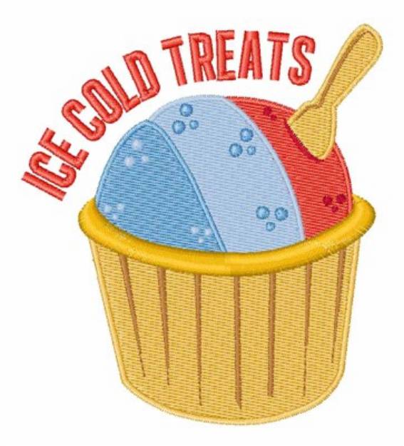 Picture of Ice Cold Treats Machine Embroidery Design